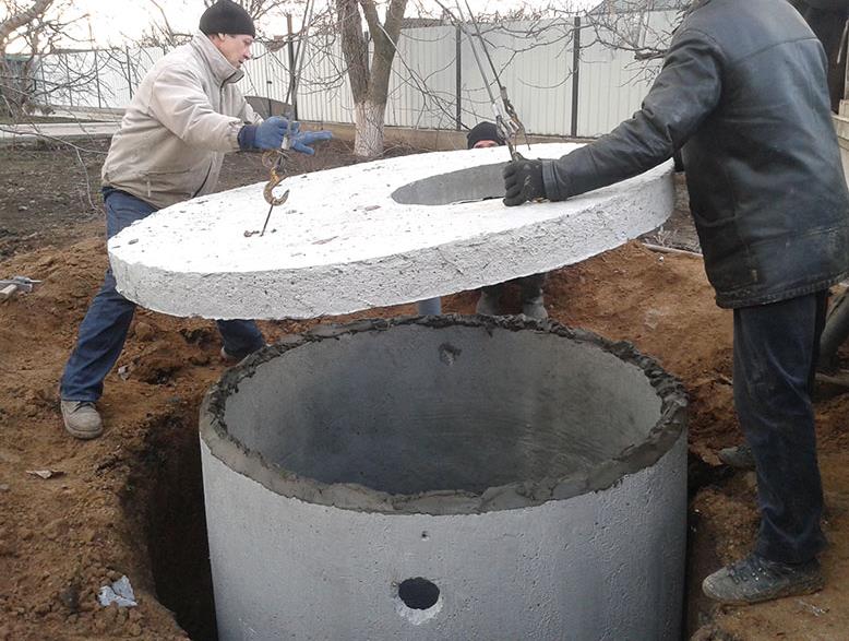 Сборные колодцы из железобетонных элементов