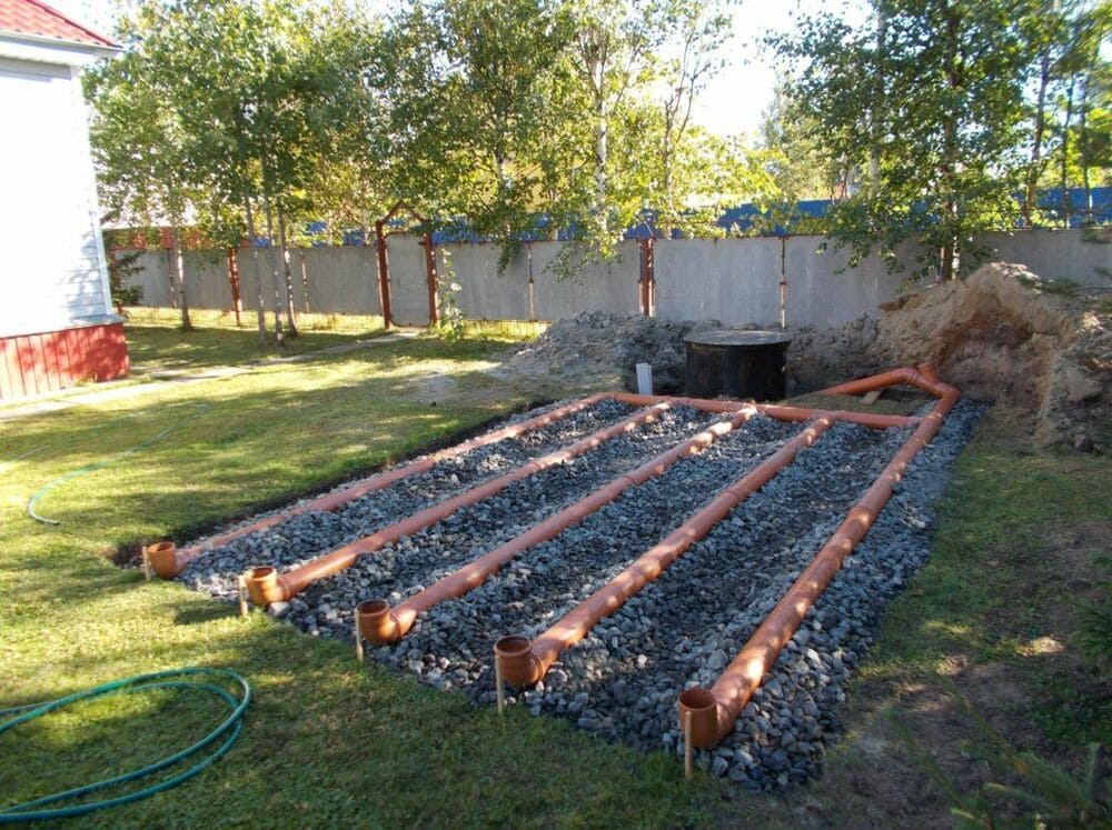 Слив из септика на глинистых грунтах